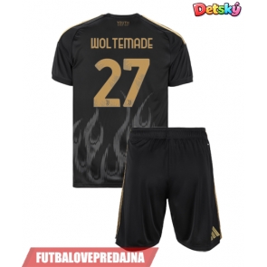 Lacne Dětský Futbalové dres Juventus Nick Woltemade #27 2026-27 Krátky Rukáv - Tretina (+ trenírky)